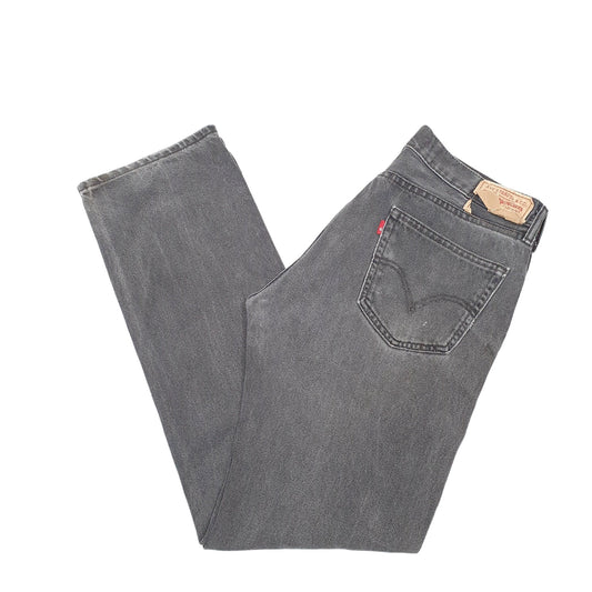 Mens Grey Levis 505 JeansW34 L34