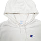 Mens White Champion Reverse Weave Hoodie Jumper