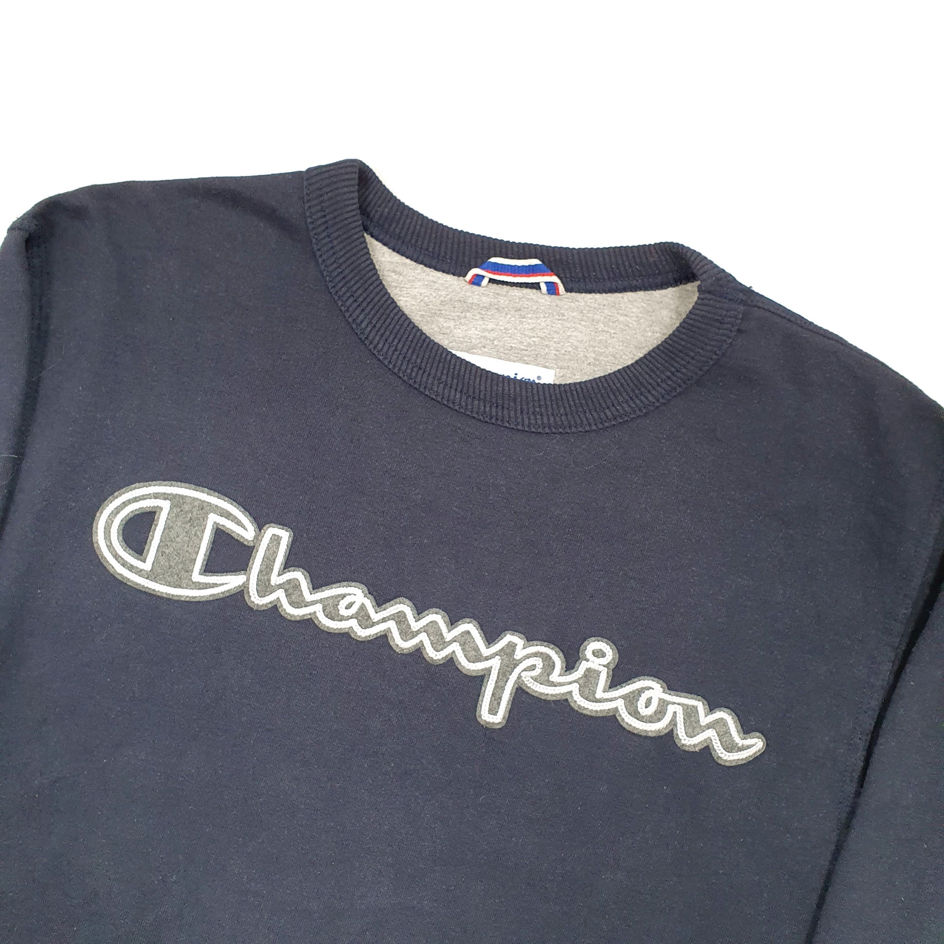 Mens Navy Champion  Crewneck Jumper