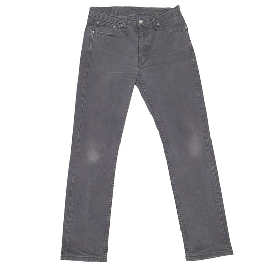 Levis 514 Straight Fit Jeans W33 L31 Black