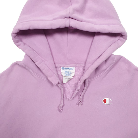 Womens Pink Champion Reverse Weave Hoodie Jumper