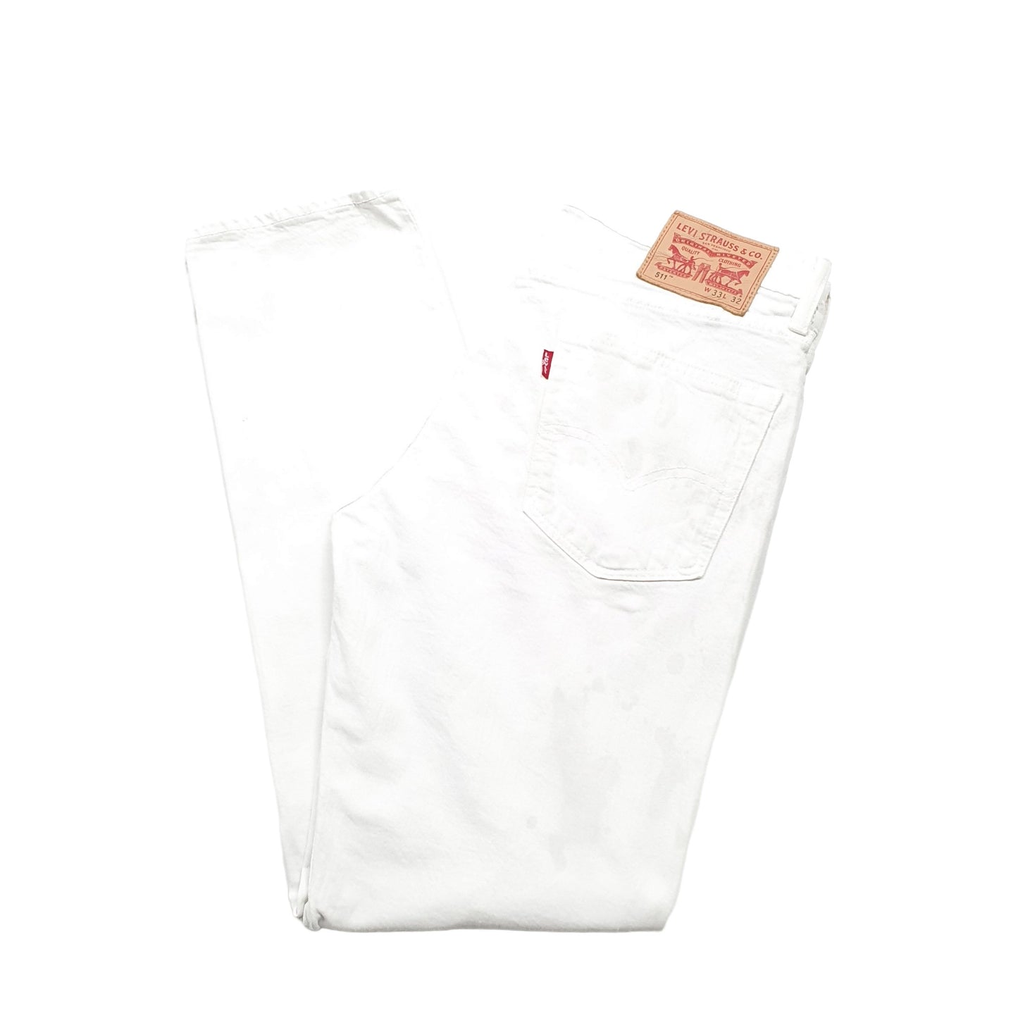 Levis 511 Slim Fit Jeans W33 L32 White