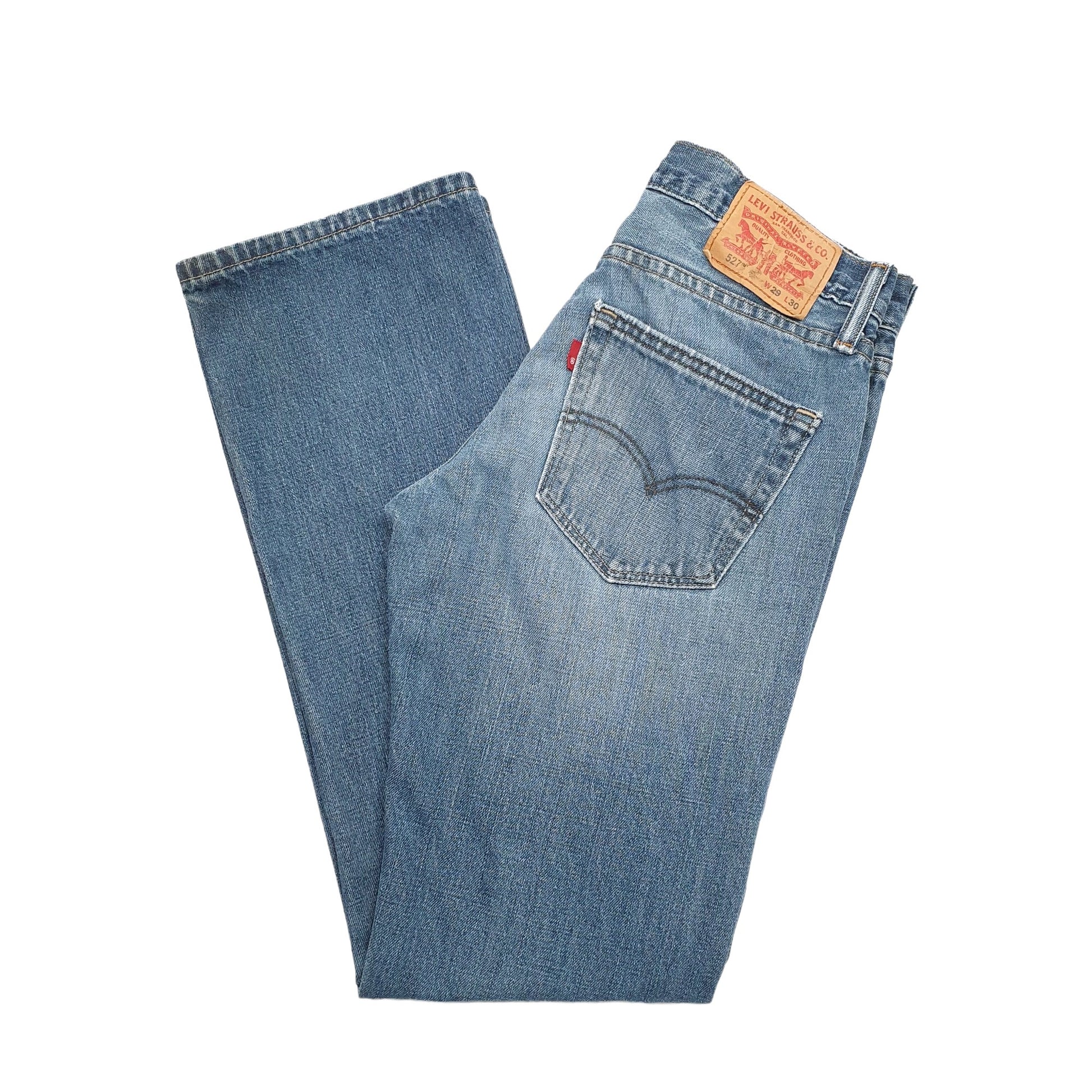 Levis 527 Bootcut Fit Jeans W29 L30 Blue