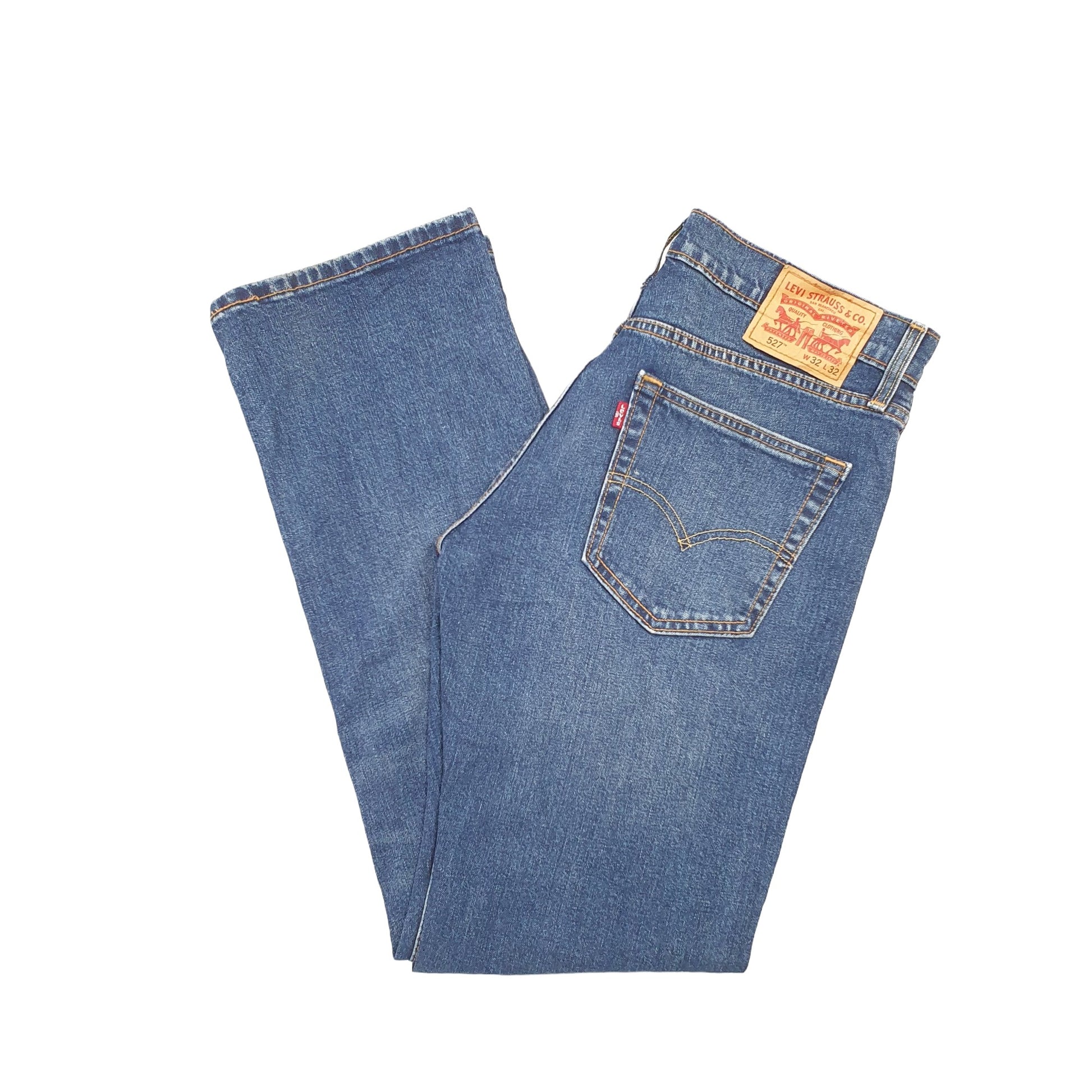 Levis 527 Bootcut Fit Jeans W32 L32 Blue