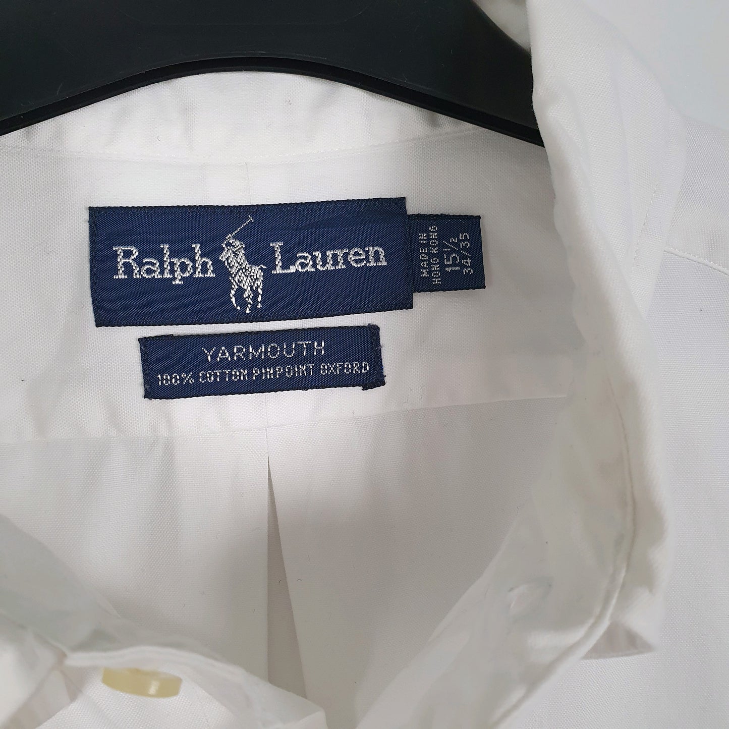 Ralph Lauren Long Sleeve Yarmouth Fit Shirt White