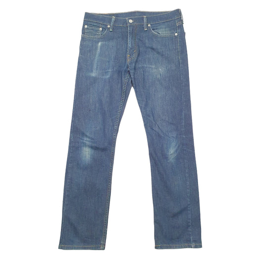Levis 513 Slim Fit Jeans W32 L30 Blue