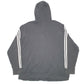 Mens Black Adidas Hoodie Full Zip Jumper