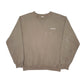 Mens Khaki Carhartt Spellout Workwear Crewneck Jumper