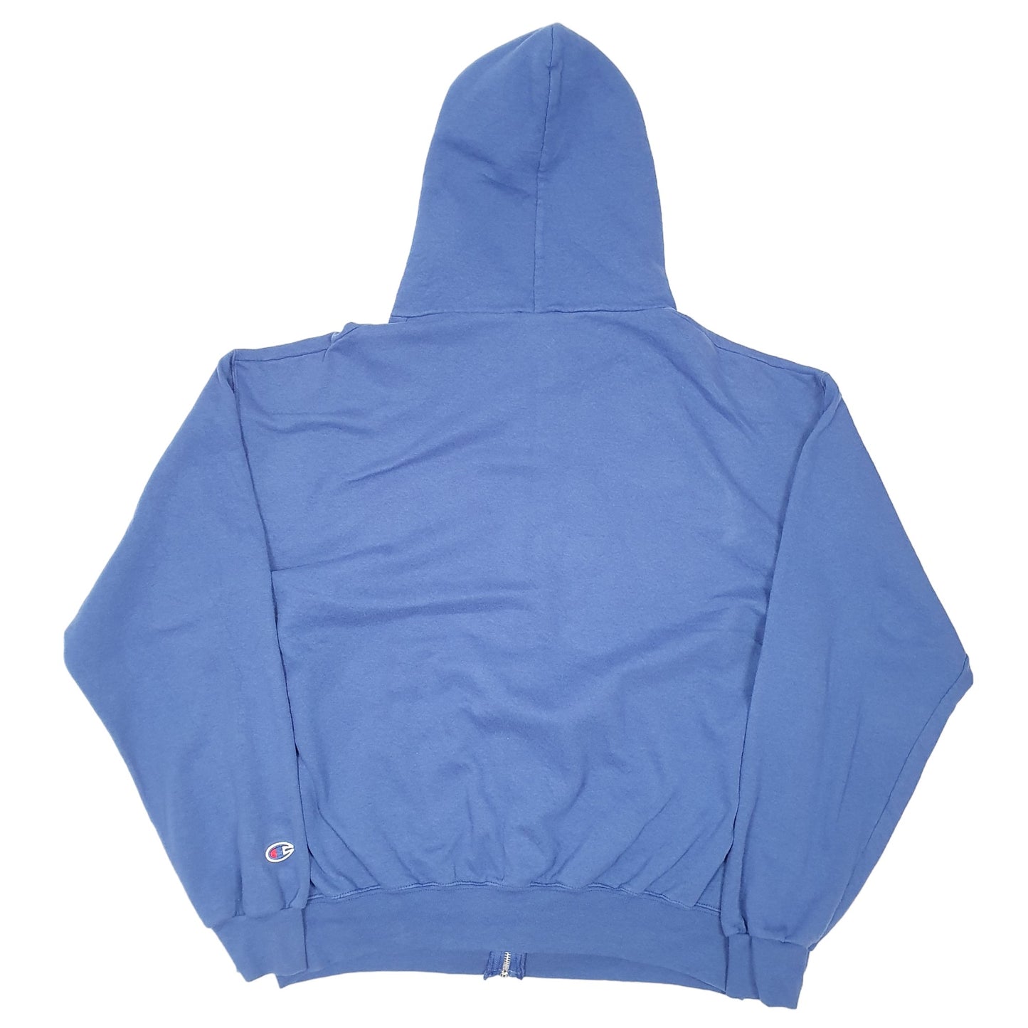 Mens Blue Champion Delaware Blue Hens Hoodie Full Zip Jumper