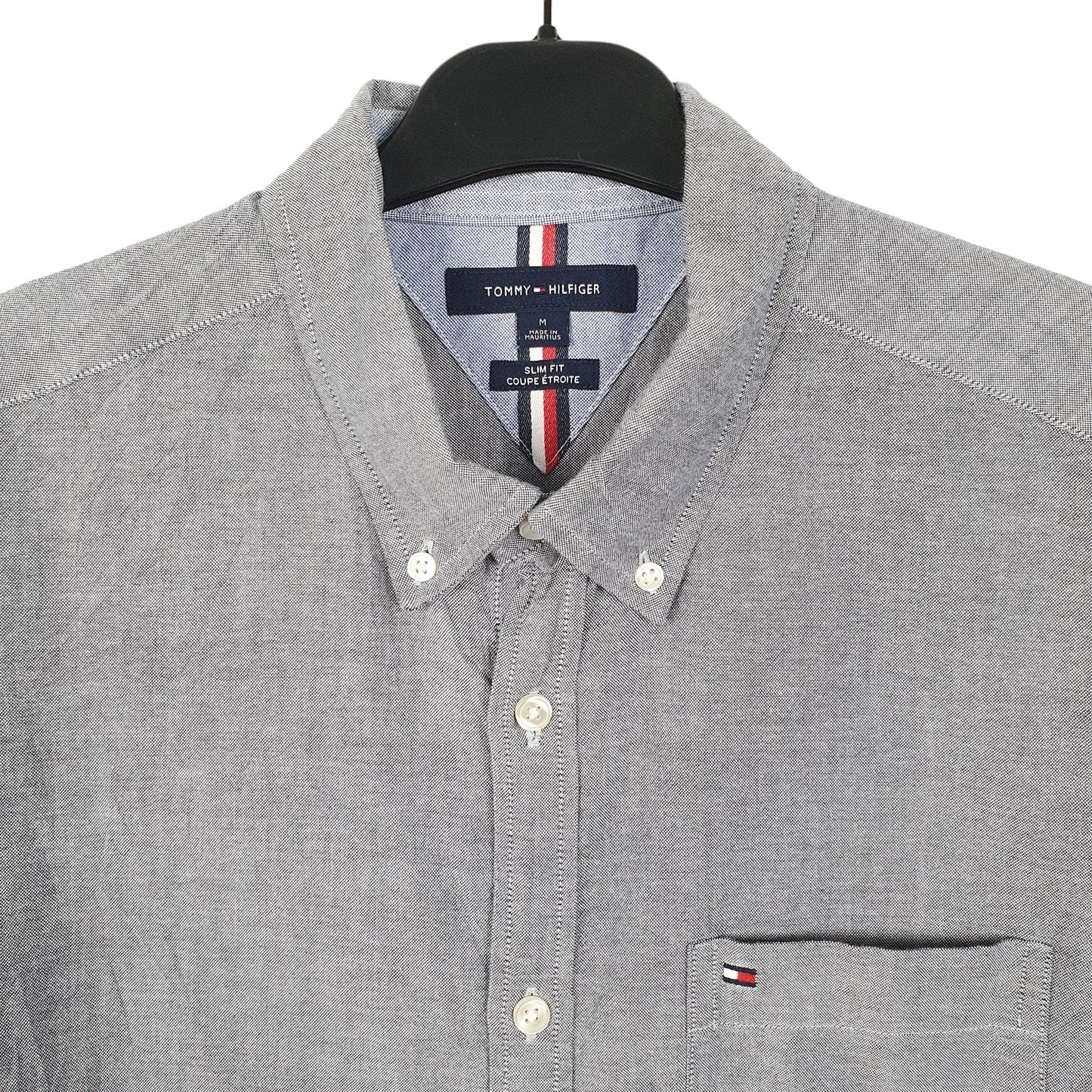 Tommy Hilfiger Long Sleeve Slim Fit Shirt Grey