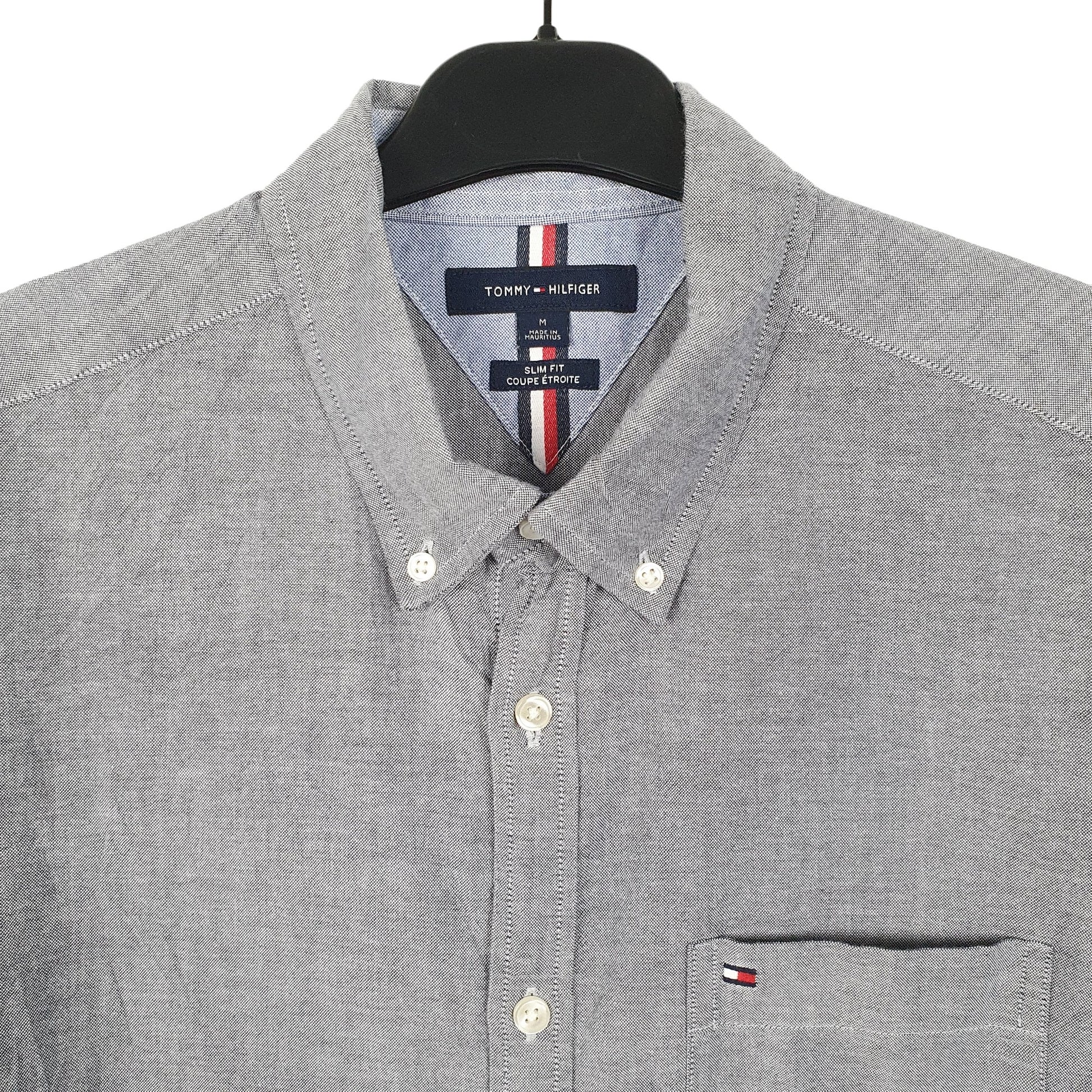 Tommy Hilfiger Long Sleeve Slim Fit Shirt Grey