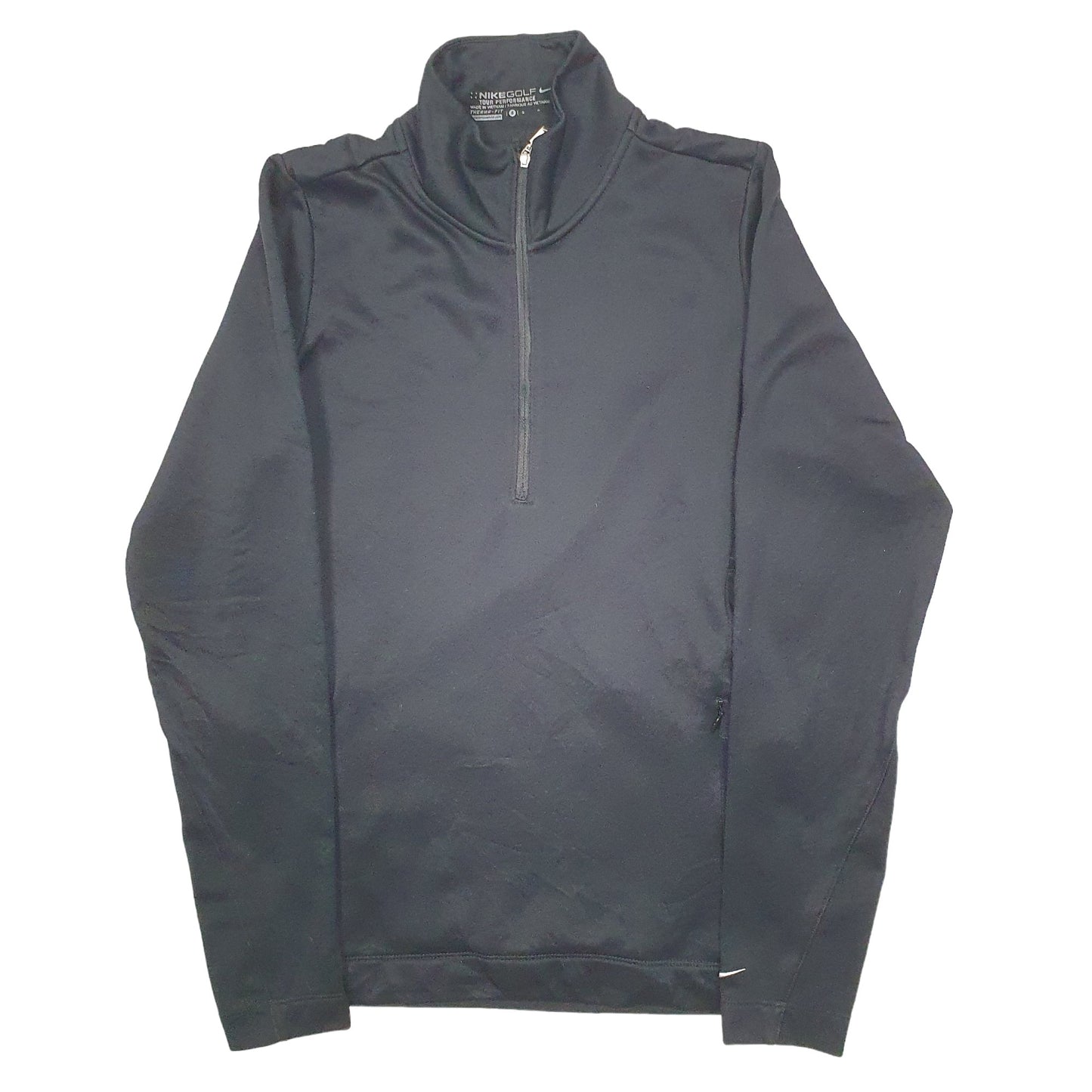 Mens Black Nike Golf Quarter Zip Jumper