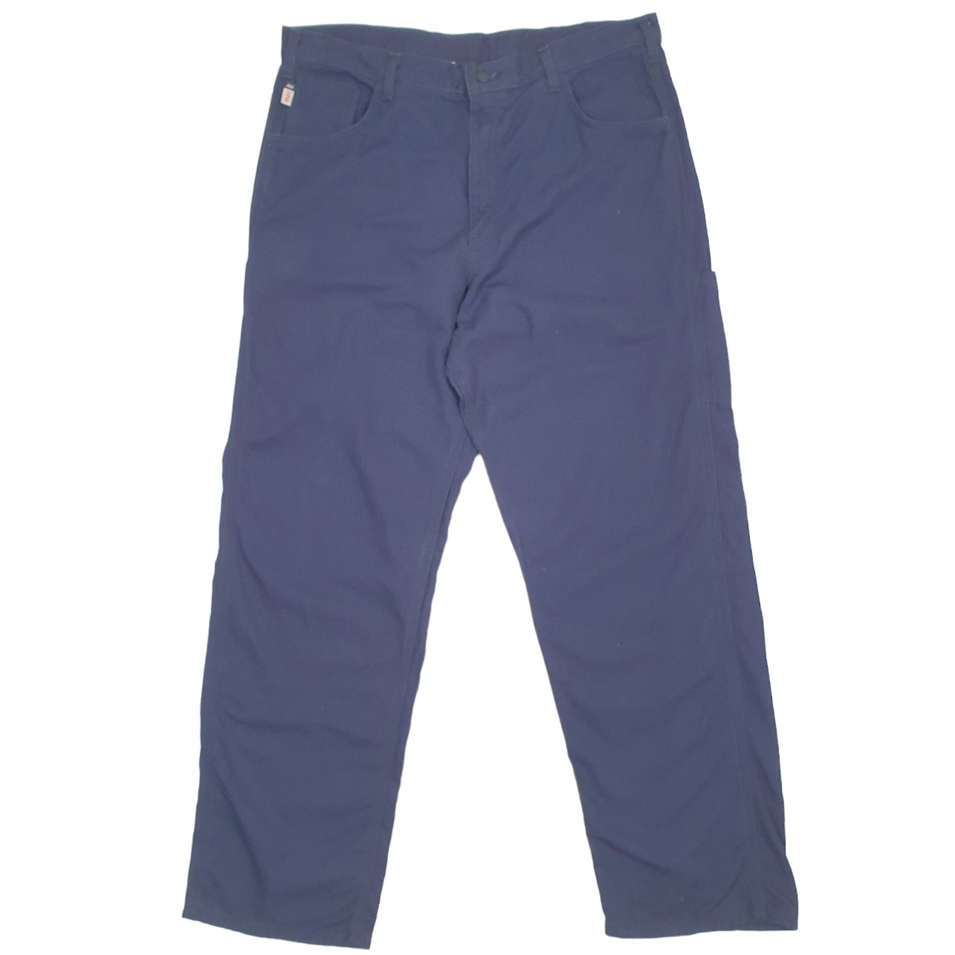 Mens Carhartt Navy Carpenter Trousers W38 L33 Navy