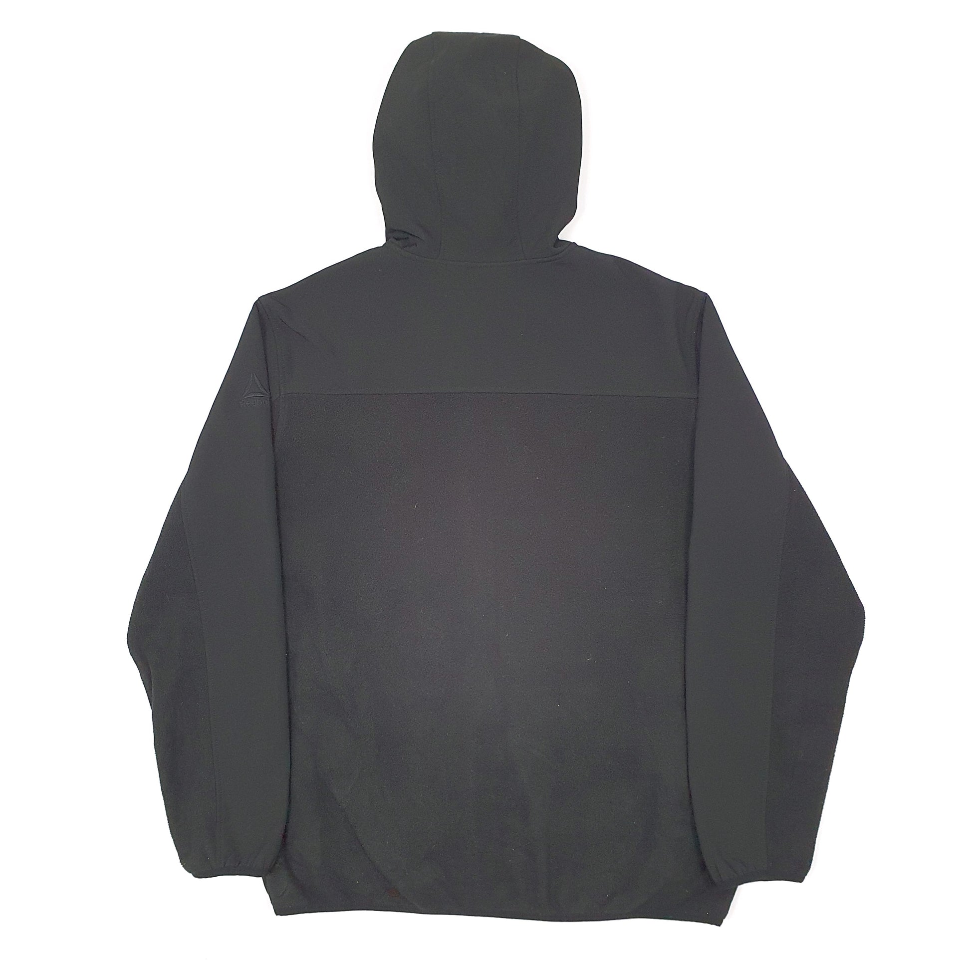 Mens Black Reebok Hoodie Full Zip Jumper