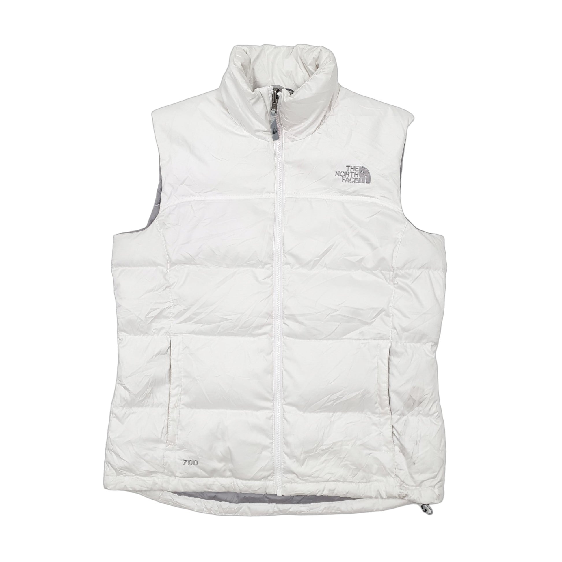 Womens White The North Face Gilet Vest 700  Coat
