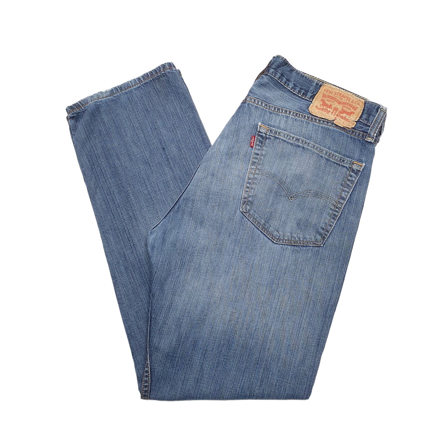 Mens Blue Levis  Straight JeansW35 L32