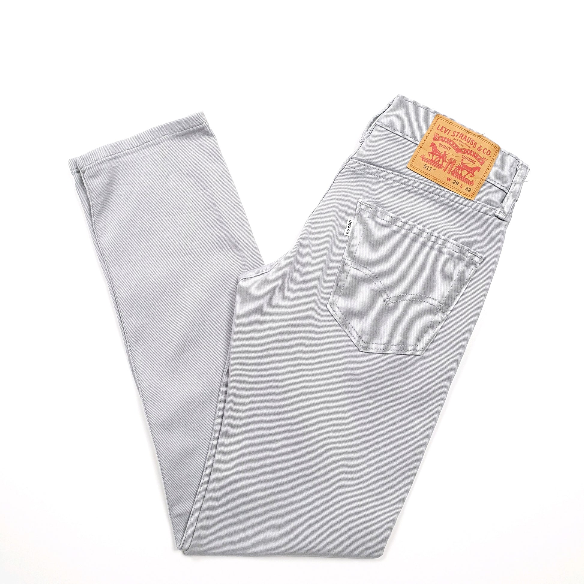 Levis 511 Slim Fit Jeans W29 L31 Grey