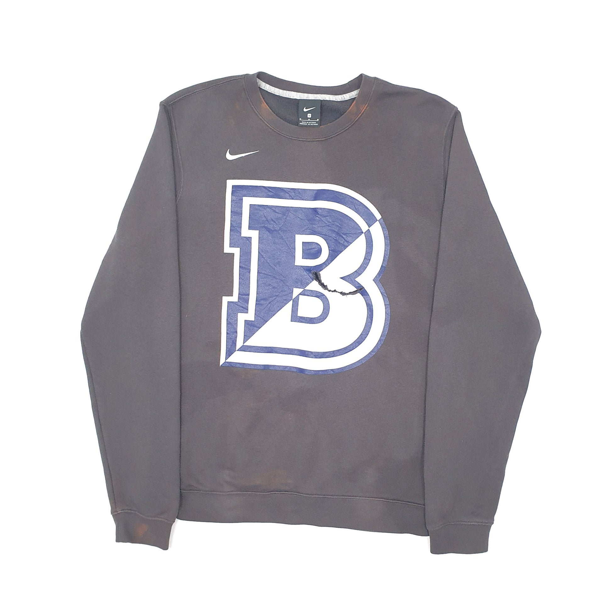 Mens Grey Nike USA College Crewneck Jumper