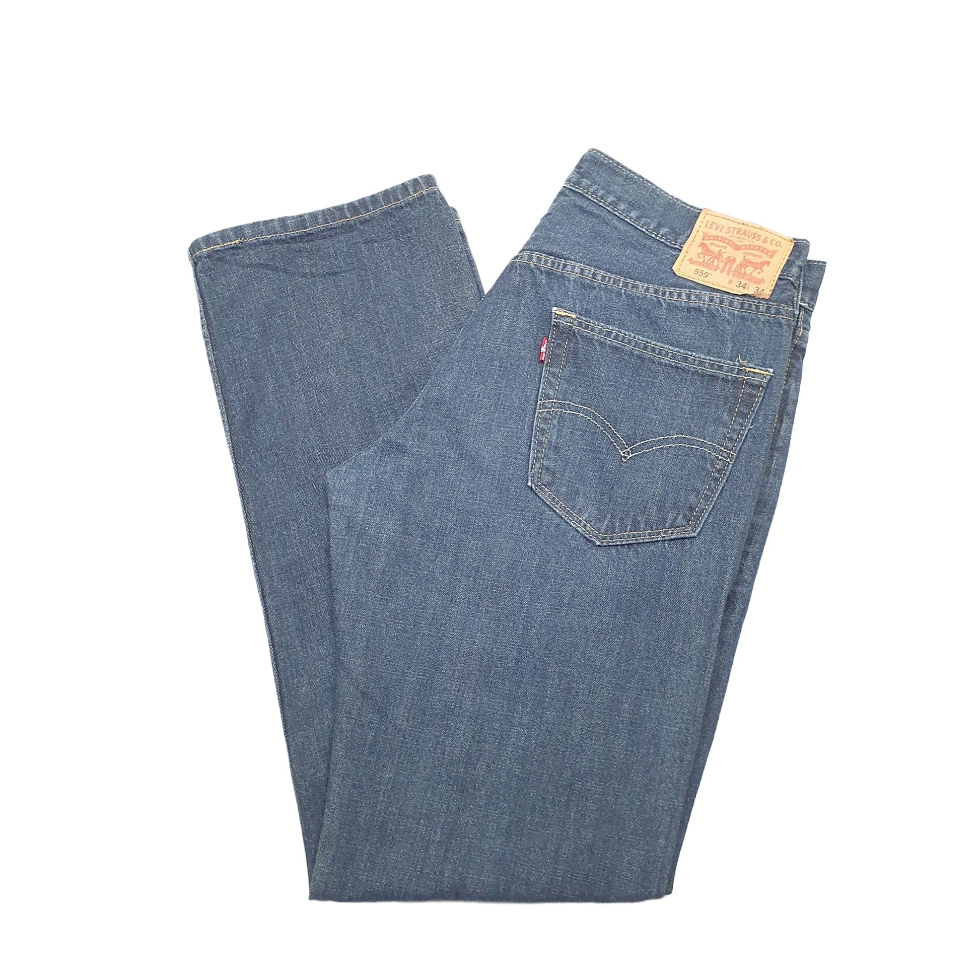 Levis 559 Relaxed Fit Jeans W34 L34 Blue