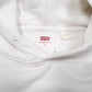 Mens White Levis Mountain Hoodie Jumper