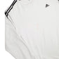 Mens White Adidas  Crewneck Jumper
