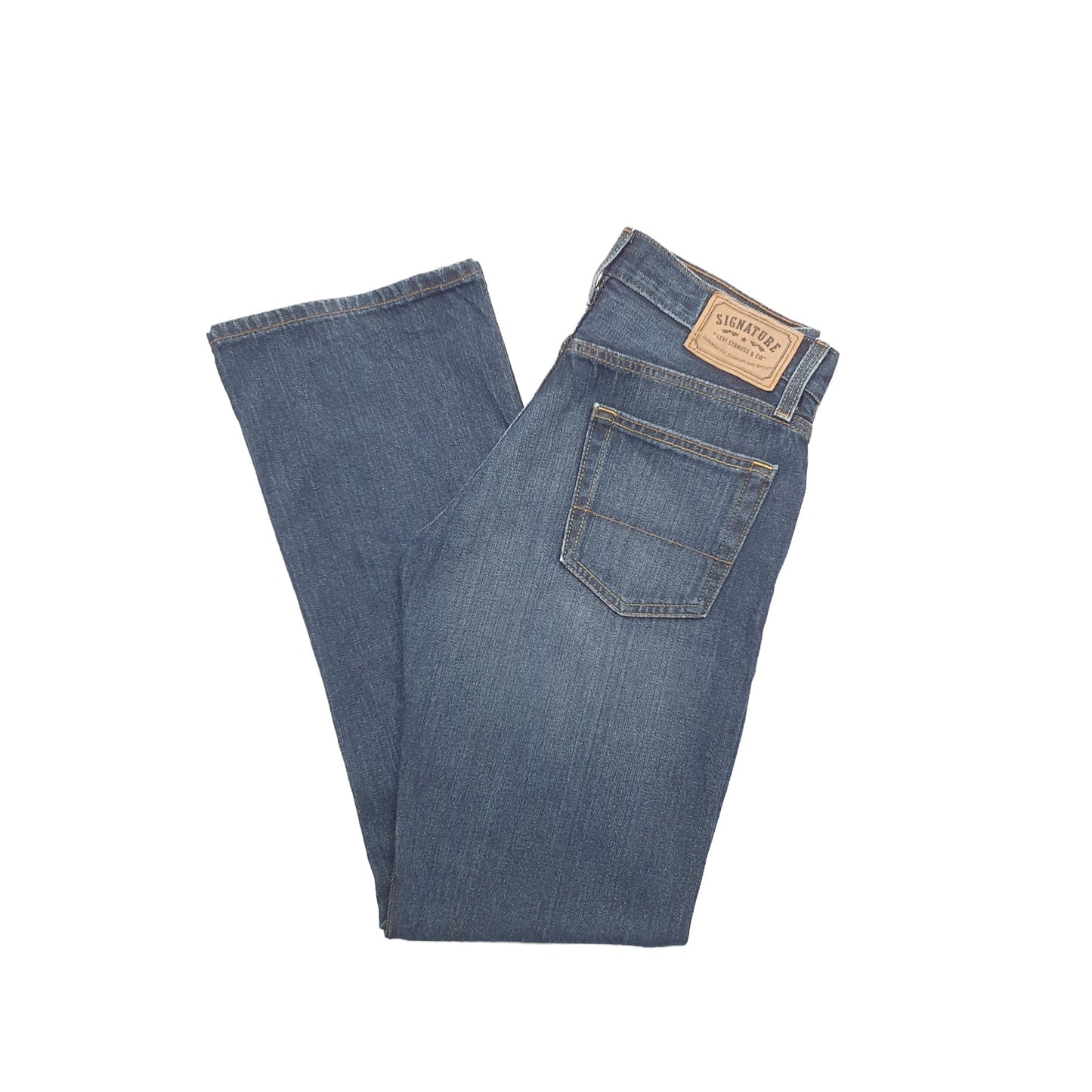 Levis Signature Bootcut Fit Jeans W31 L32 Blue