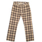 Mens Beige Levis Tartan Corduroy Trousers