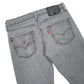 Levis 511 Slim Fit Jeans W32 L28 Grey