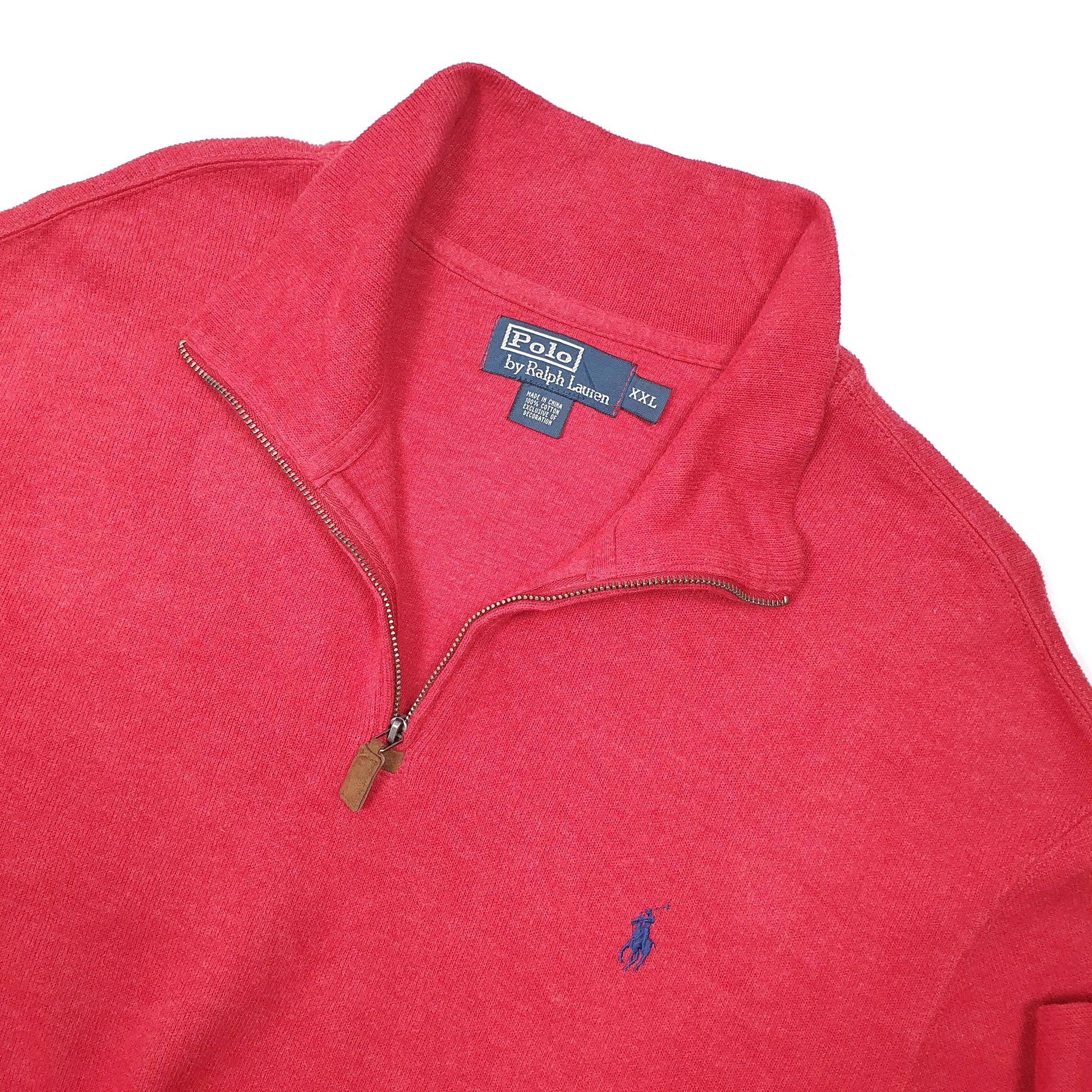 Polo Ralph Lauren Quarter Zip XXL Red