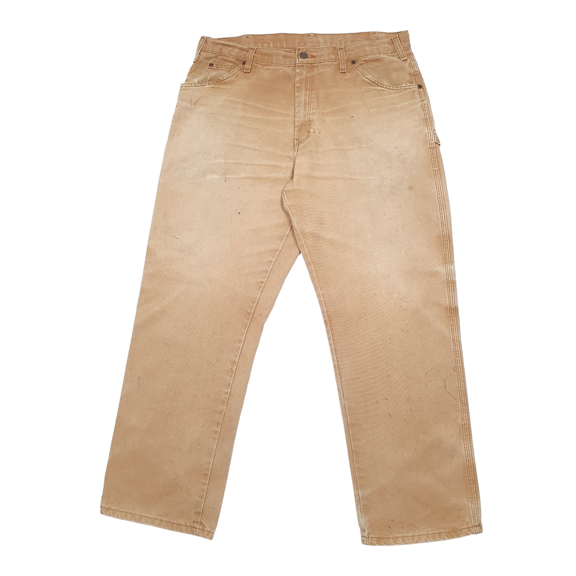 Mens Brown Dickies  Carpenter Trousers