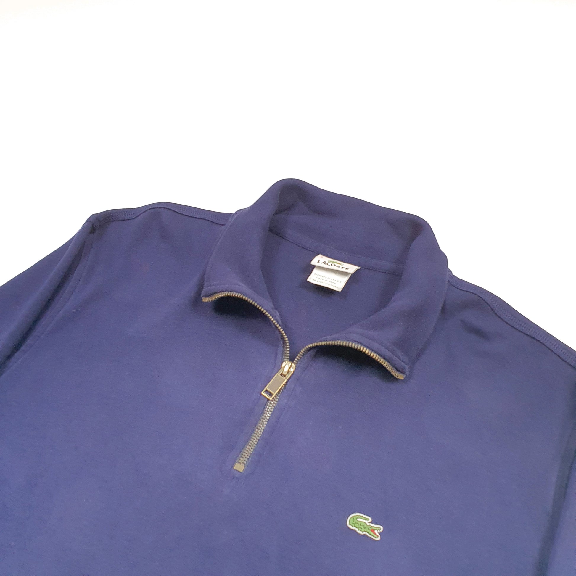 Lacoste Quarter Zip L Navy