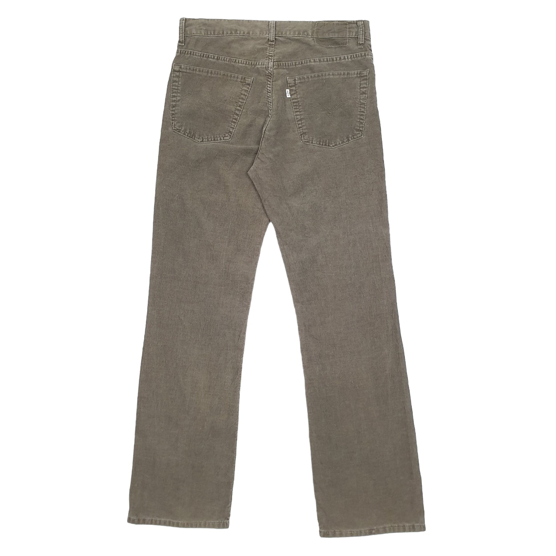 Mens Khaki Levis  Corduroy Trousers