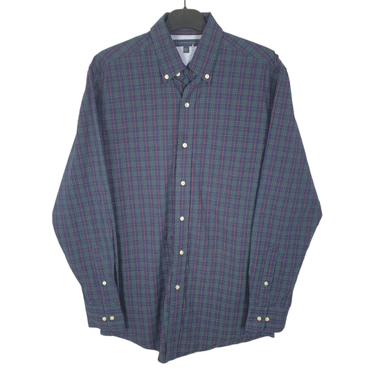 Tommy Hilfiger Long Sleeve Regular Fit Check Shirt Navy