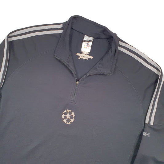 Adidas Uefa Climate Champions League Quarter Zip L Black