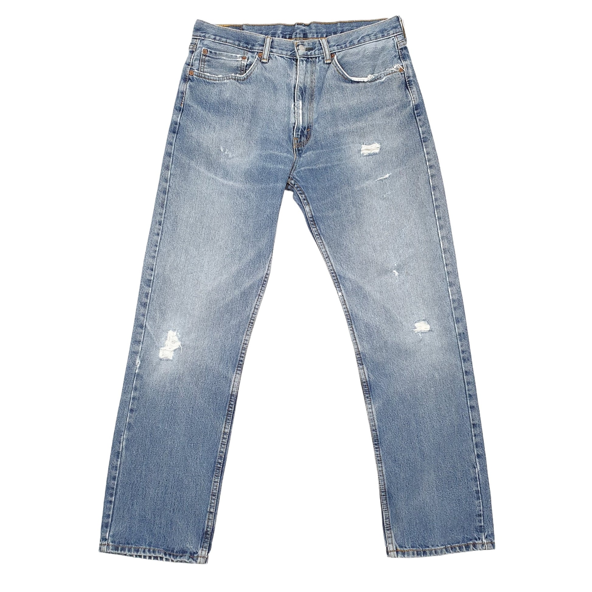 Levis 505 Regular Fit Jeans W34 L31 Blue