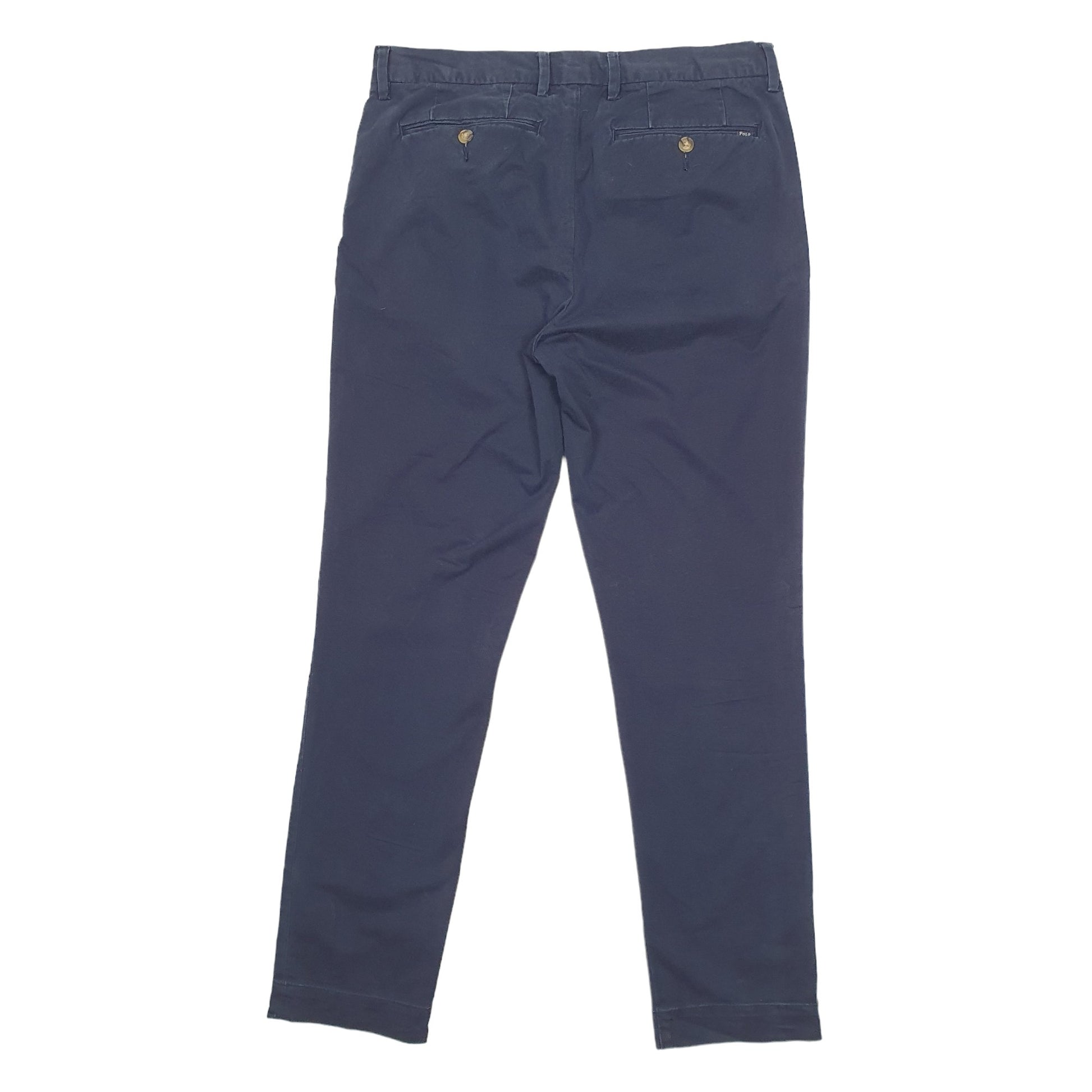 Womens Navy Polo Ralph Lauren  Chino Trousers