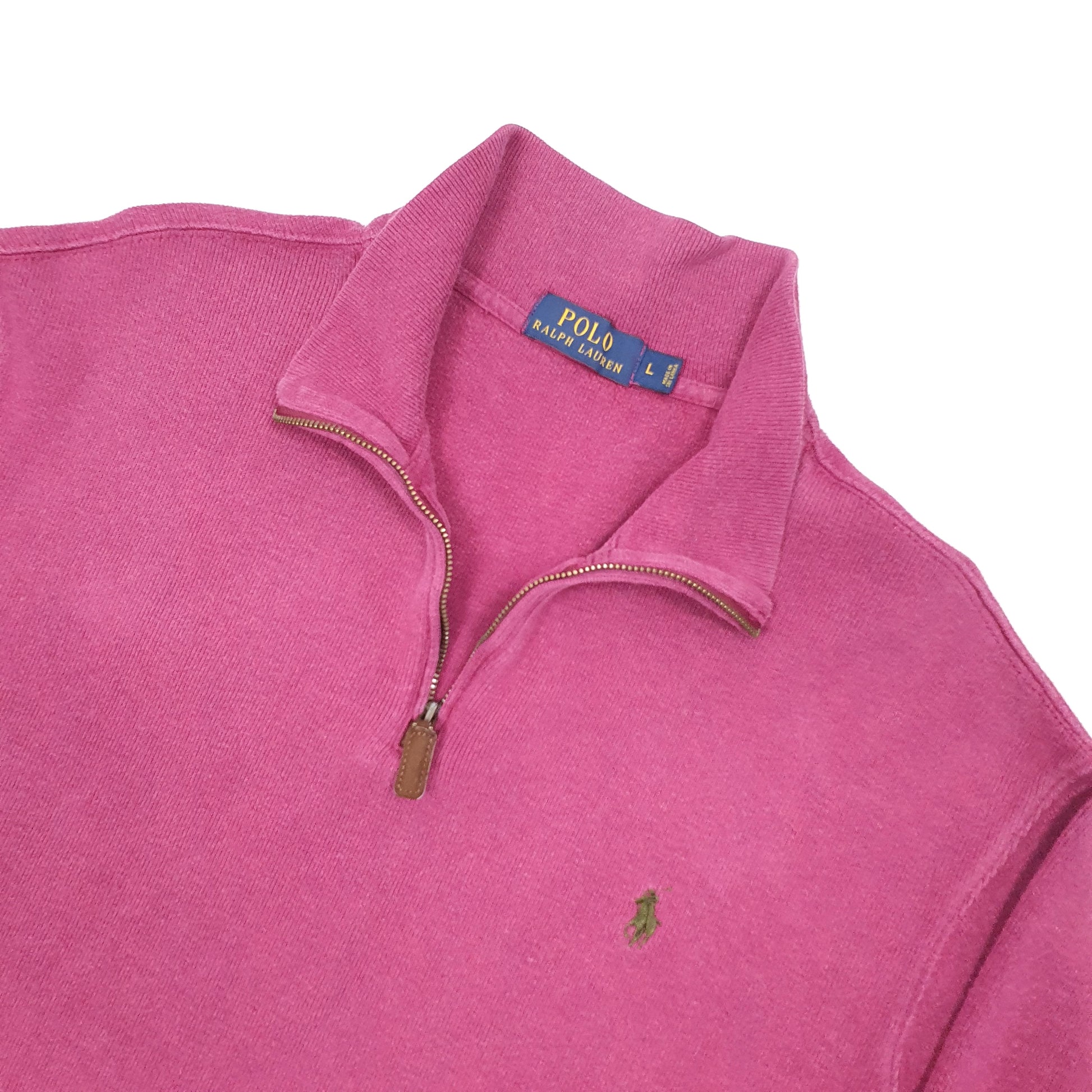 Polo Ralph Lauren Quarter Zip L Magenta