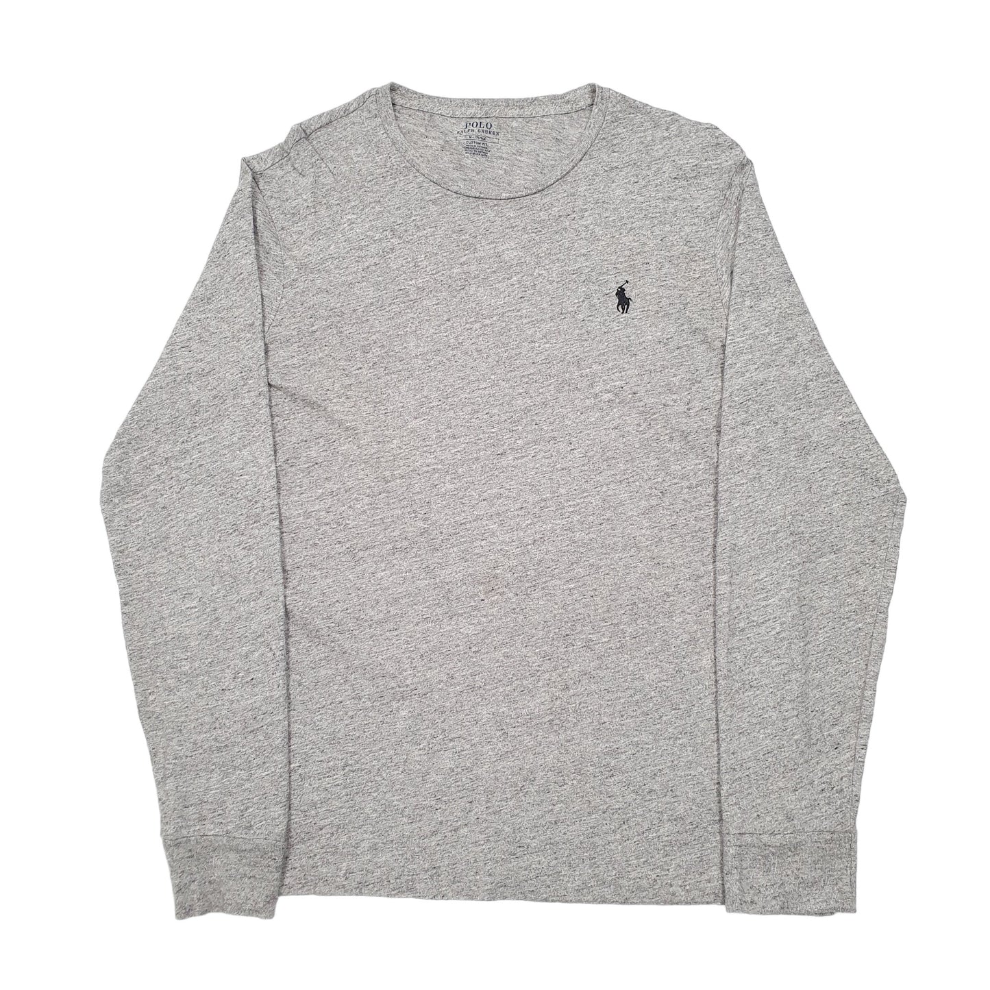 Mens Grey Polo Ralph Lauren  Long Sleeve T Shirt