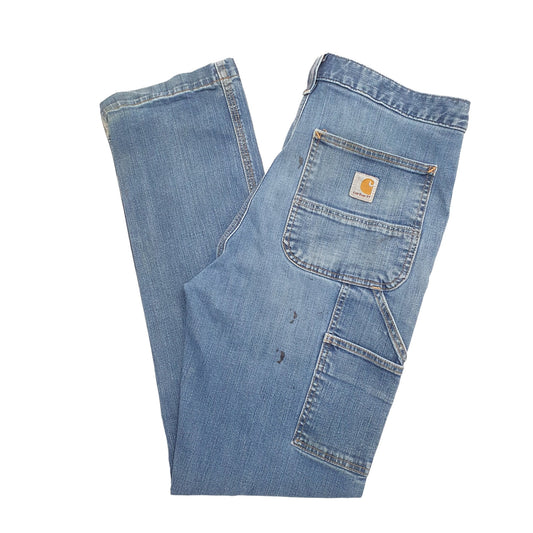 Mens Blue Carhartt  Carpenter JeansW31 L32