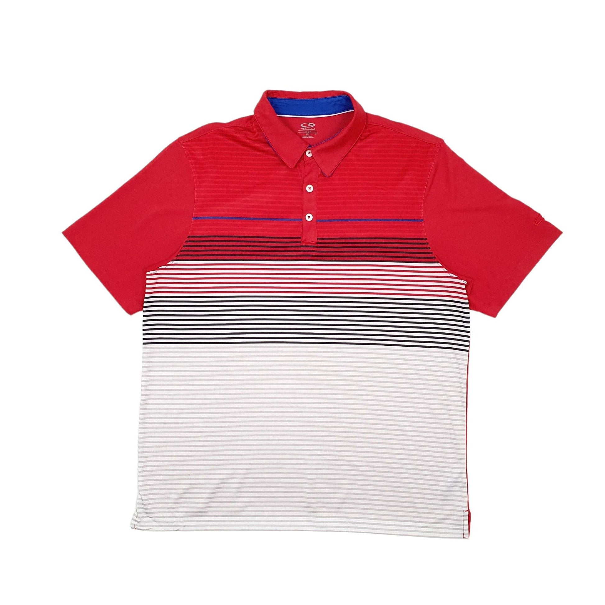 Champion Golf Short Sleeve Polyester Polo Shirt Red