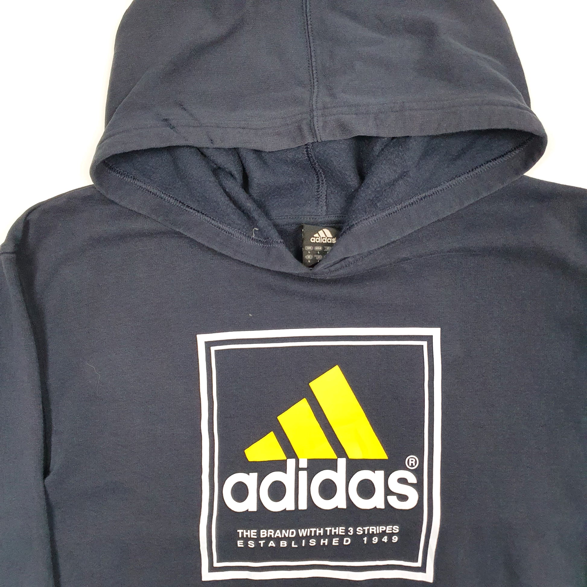 Mens Navy Adidas  Hoodie Jumper