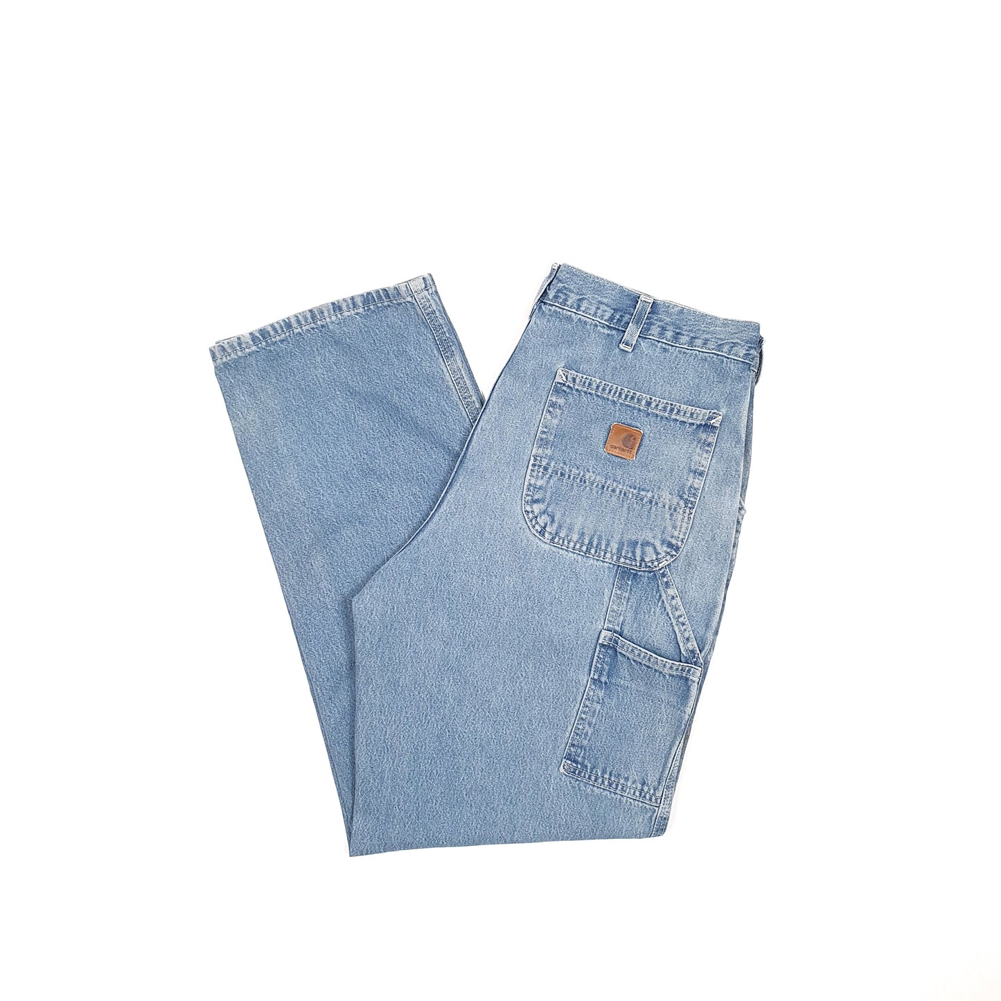 Carhartt Casual Loose Fit Carpenter Jeans W36 L32 Blue