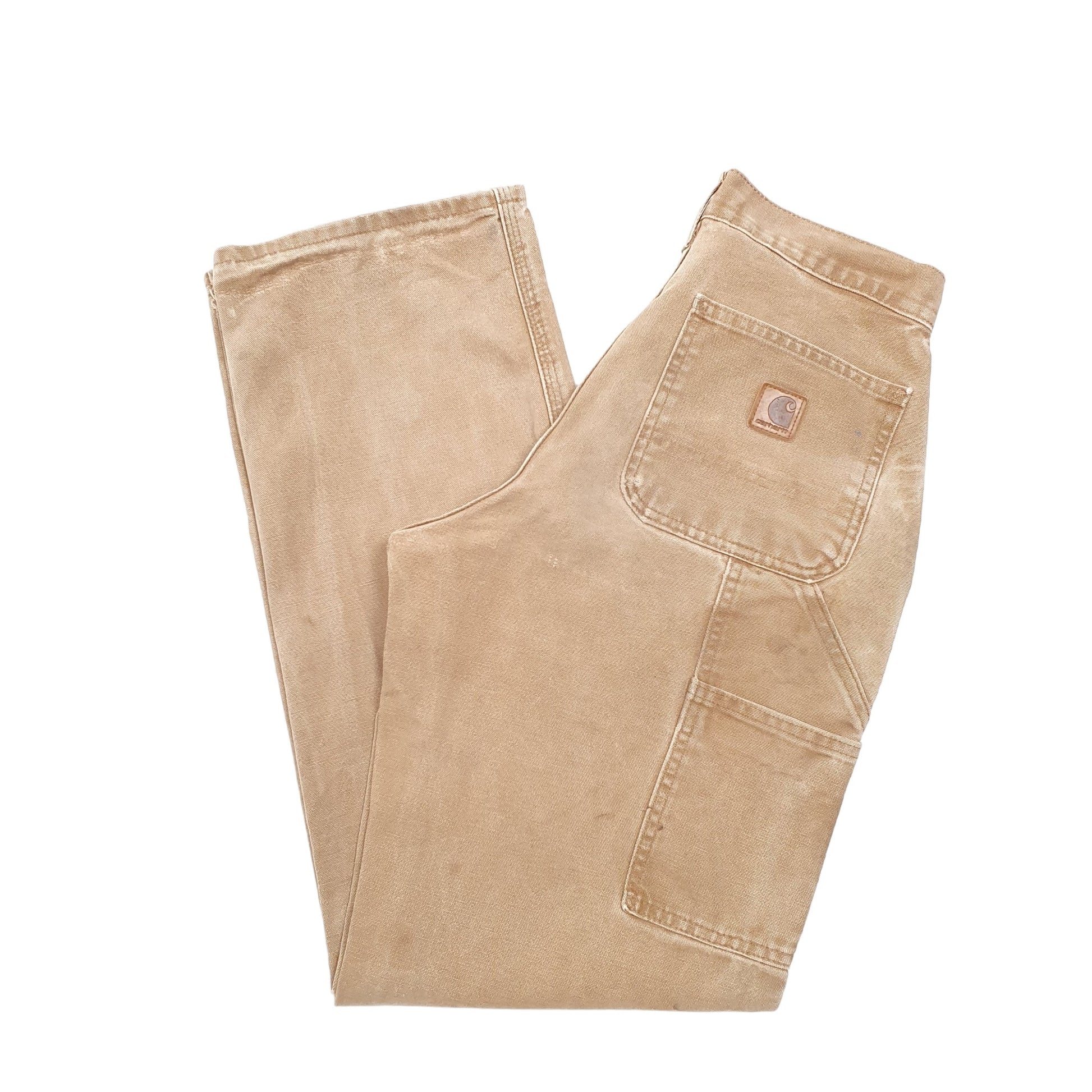 Mens Tan Carhartt  Carpenter Trousers