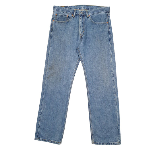 Levis 505 Regular Fit Jeans W34 L30 Blue