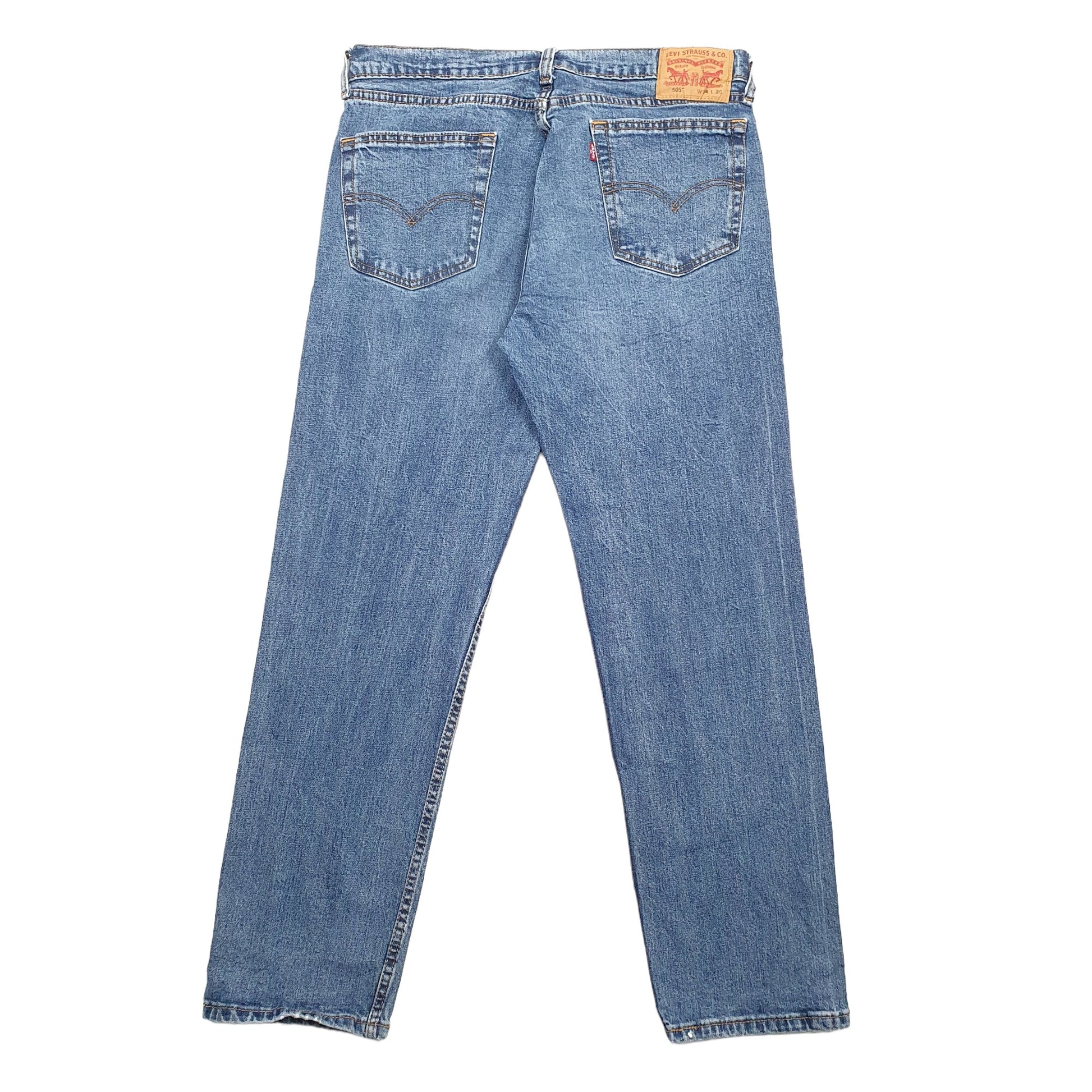 Levis 505 Regular Fit Jeans W34 L30 Blue