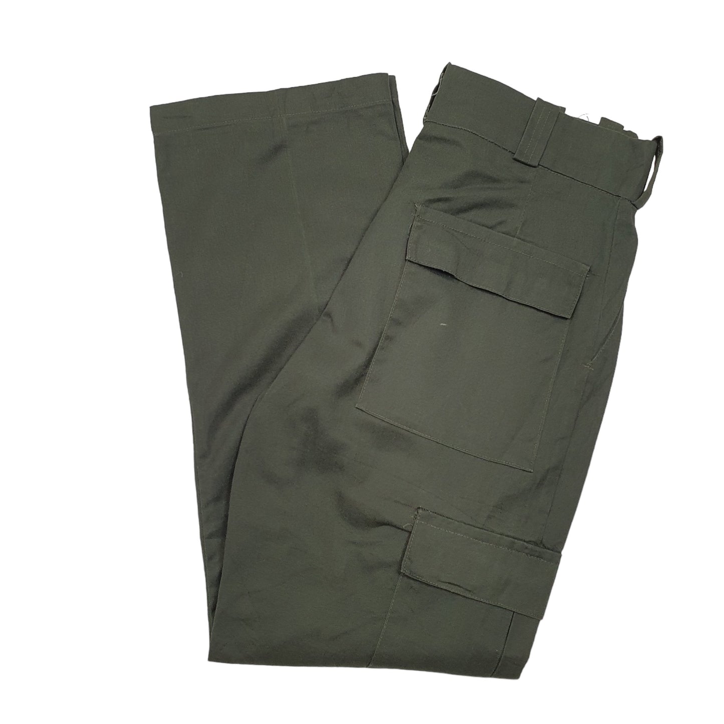 Mens Green Werner Works Inc Combat Pants Made In USA Cargo Trousers
