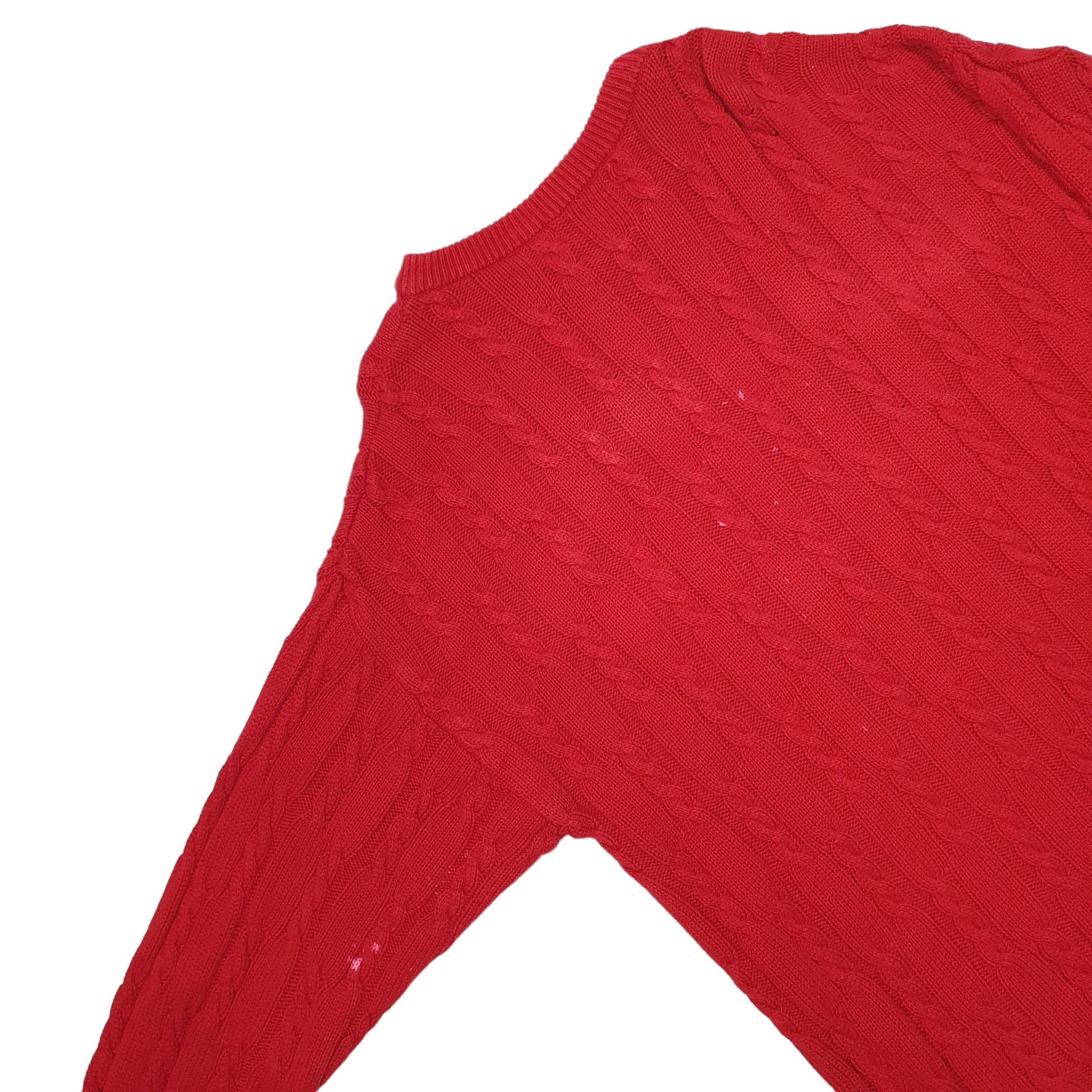 Mens Red Ralph Lauren Chaps Cableknit Crewneck Jumper