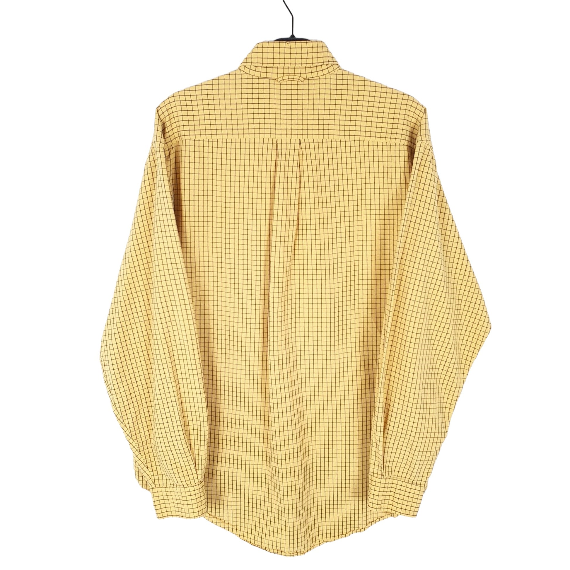 Tommy Hilfiger Long Sleeve Regular Fit Check Shirt Yellow