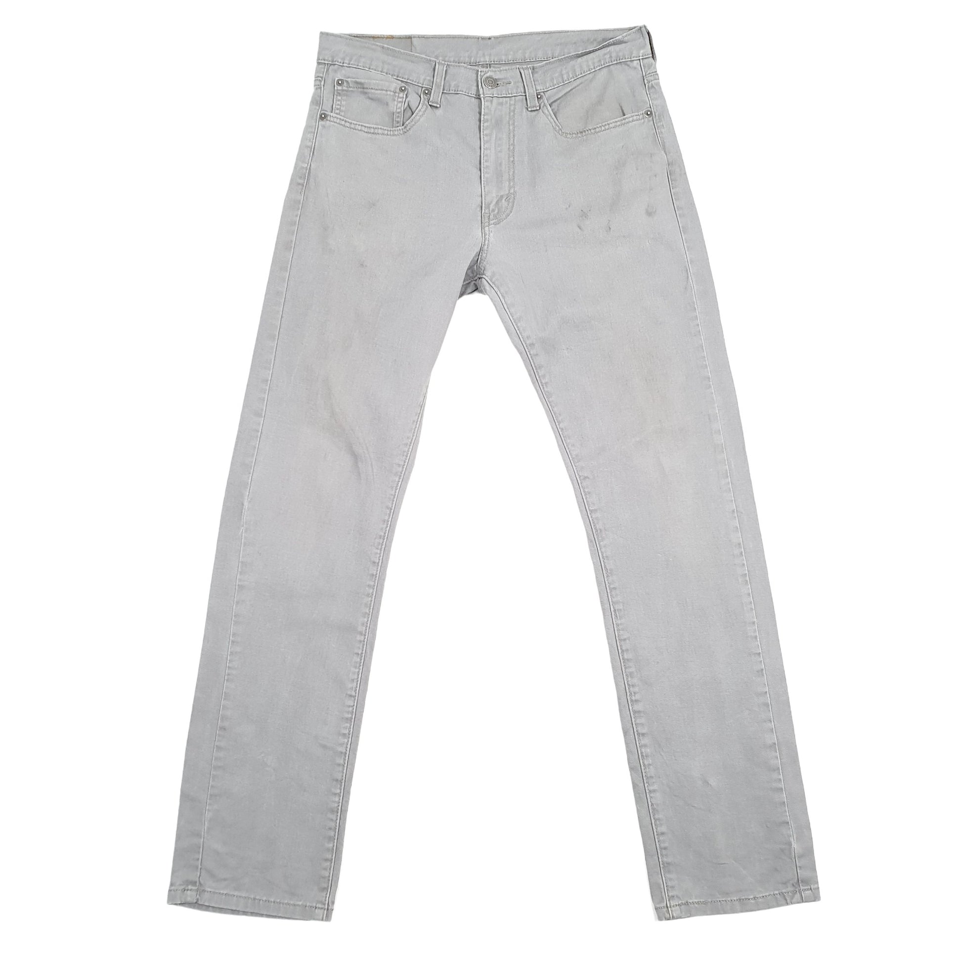 Levis 513 Slim Fit Jeans W32 L31 Grey