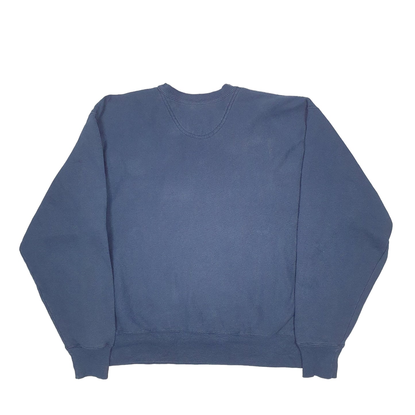 Mens Blue Champion USA College Reverse Weave Vintage Crewneck Jumper